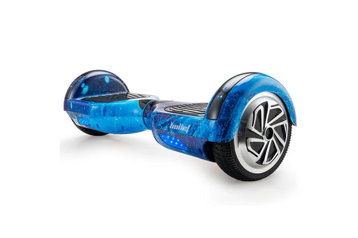 BULLET Gen III Hoverboard Scooter, Superior Self Balancing System, Dual Copper Motors, UL Certified, 6.5' Wheels, LED Lights, Carry Bag, Galaxy Blue