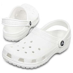 Crocs Classic Unisex Clogs - White - M10/W12