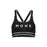 Mons Royale Stella X-Back Womens Bra - Logo Black - L