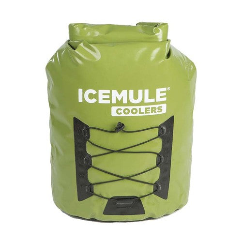 IceMule Pro 23L Large Waterproof Backpack Cooler Bag - Olive Green