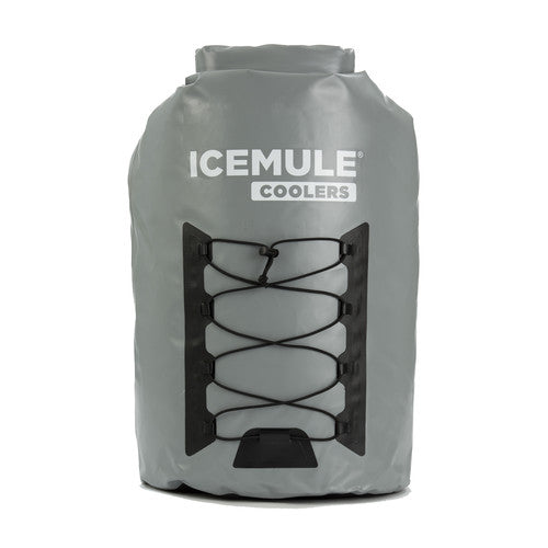 IceMule Pro 23L Large Waterproof Backpack Cooler Bag - Grey