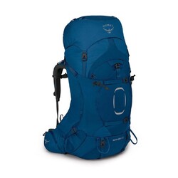 Osprey Aether 65 Mens Hiking Backpack - Deep Water Blue - L/XL