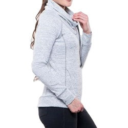 KUHL Lea Womens Fleece Pullover - Ash - L