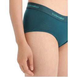 Icebreaker Merino Sprite Hot Womens Underwear - Green Glory - M