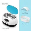 MAXKON 600ml Ultrasonic Cleaner Rings Watches Dentures Glasses Jewellery Cleaning