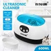 MAXKON 600ml Ultrasonic Cleaner Rings Watches Dentures Glasses Jewellery Cleaning