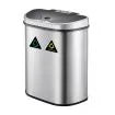 Sensor Rubbish Bin 70L Motion Dual Kitchen Waste Can Auto Recycle Bin Maxkon