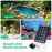 20W Solar Powered Panel Air Oxygenator Pump for Fish Pond Outdoor Pool