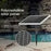 50W Solar Powered Fountain Water Pump for Birdbath Fish Pond Garden Pool