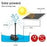 50W Solar Powered Fountain Water Pump for Birdbath Fish Pond Garden Pool