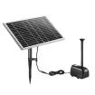 50W Solar Powered Fountain Water Pump for Birdbath Fish Pond Garden Pool