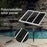 100W Solar Fountain Water Pump with Battery and LED Light for Birdbath Garden Pool