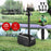 100W Solar Fountain Water Pump with Battery and LED Light for Birdbath Garden Pool