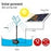 100W Solar Powered Fountain Water Pump for Birdbath Fish Pond Garden Pool