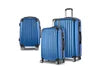 3pc Wanderlite LuggageTrolley Set Travel Suitcase Storage Organiser Carry On Hard Case TSA Lightweight Blue