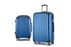 2pc Wanderlite Luggage Trolley Set Travel Suitcase Carry On Hard Case Lightweight Blue