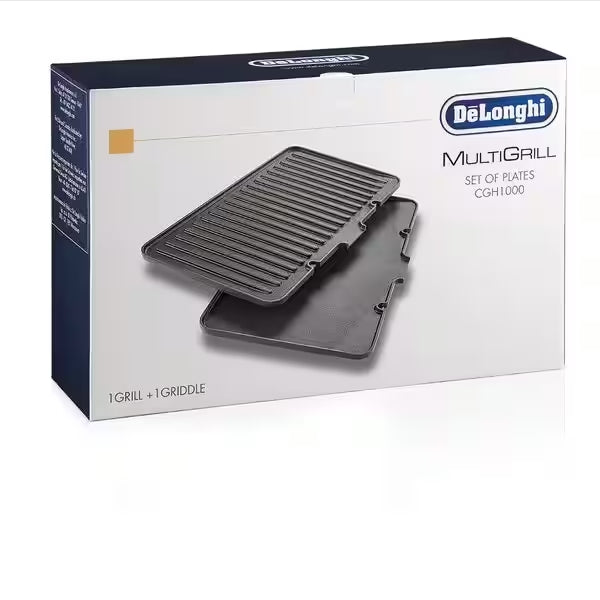 MultiGrill Accessory Set of 1 grill + 1 griddle plate