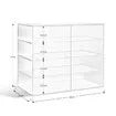 Large Acrylic Bakery Cake Display Cabinet Donuts Cupcake Pastries 4-Tier 5mm Thick