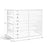 Large Acrylic Bakery Cake Display Cabinet Donuts Cupcake Pastries 4-Tier 5mm Thick