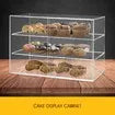 Acrylic Bakery Cake Display Cabinet Donuts Cupcake Pastries 3-Tier Large 5mm Thick