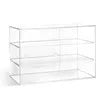 Cupcake Display Cabinet Acrylic Cake Bakery Shelf Unit Case 4 Tier Stand Model Donut Pastry Toy Showcase 5mm Thick Transparent