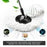 Spin Rotating Mop and Bucket Set Dr Fussy 360 Degree with Wheels and 4 Microfibre Mop Heads