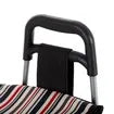 Multi Terrain Aluminium Shopping Trolley Foldable Cart Waterproof Nylon Bag Tri-Wheel Black