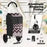 Foldable Aluminium Shopping Cart Trolley Bag Dolly w/ Wheels Black