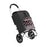 Foldable Aluminium Shopping Cart Trolley Bag Dolly w/ Wheels Black