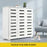 4 Tier Wooden Shoe Storage Cabinet Shoe Rack Shelf Organiser for 30 Pairs Shoes White