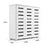 4 Tier Wooden Shoe Storage Cabinet Shoe Rack Shelf Organiser for 30 Pairs Shoes White