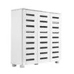 4 Tier Wooden Shoe Storage Cabinet Shoe Rack Shelf Organiser for 30 Pairs Shoes White