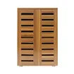 4 Tier Wooden Shoe Storage Cabinet Shoe Rack Shelf Organiser Cupboard for 20 Pairs Shoes