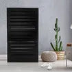 Black Wooden Shoe Cabinet Rack Shelf Organiser w/3 Drawers 45 Pairs Shoes Storage