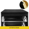 Black Wooden Shoe Cabinet Rack Shelf Organiser w/3 Drawers 45 Pairs Shoes Storage