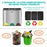 Maxkon 54L Pedal Recycling Bin Kitchen Rubbish Bin Waste Garbage Trash Bin Can with Three Compartments Silver