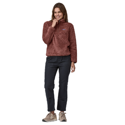 Patagonia Los Gatos Womens 1/4 Zip Fleece Pullover - Dulse Mauve - L