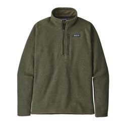 Patagonia Better Sweater Mens 1/4 Zip Fleece Pullover - Stonewash - L