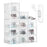 12PCS Shoe Storage Box Sneaker Display Case Clear Plastic Boxes Extra Large Stackable Organiser