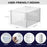 12PCS Shoe Storage Box Sneaker Display Case Clear Plastic Boxes Extra Large Stackable Organiser