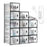 24PCS Shoe Box Sneaker Storage Display Case Clear Plastic Boxes Organiser Stackable Extra Large x2