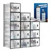 24PCS Shoe Box Sneaker Storage Display Case Clear Plastic Boxes Organiser Stackable Extra Large x2