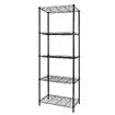 5-Tier Metal Plant Stand Planter Flower Display Rack Multifunctional Storage Shelf Black