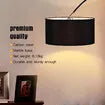 Modern Black LED Floor Lamp Arc Standing Corner Reading Light Adjustable Storage Living Room