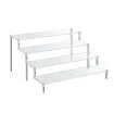 4 Tier Cupcake Stand Acrylic Cake Display Shelf Unit Pastry Bakery Donut Model Holder Rack Clear 5mm Thick for Wedding Party