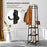 Clothes Rack Coat Stand Garment Organiser Closet Shelving Display Shelf Freestanding Hanger Hooks Portable Black