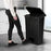 68L Rubbish Bin Kitchen Compost Dustbin Garbage Trash Waste Recycling Can Pedal Garden Home Office Large Plastic Black