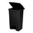 68L Rubbish Bin Kitchen Compost Dustbin Garbage Trash Waste Recycling Can Pedal Garden Home Office Large Plastic Black