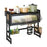 Dish Drying Rack Holder Drain Caddy Kitchen Drainer Cutlery Utensil Storage Over Sink Organiser Enclosed With Door 95cm