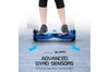 BULLET Gen III Hoverboard Scooter, Superior Self Balancing System, Dual Copper Motors, UL Certified, 6.5' Wheels, LED Lights, Carry Bag, Galaxy Blue